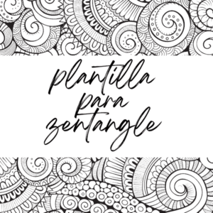 Plantilla Imprimible para Zentangle